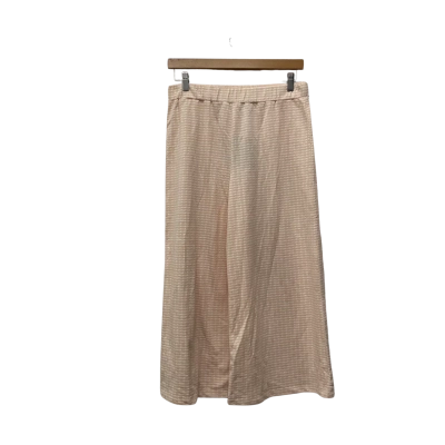 Nunui Womens  Size 12 Casual Pants / Wide Leg Pants Cream /Sand Stone 