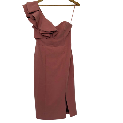 Portmans Size 10 Off The Shoulder Dress Coral 