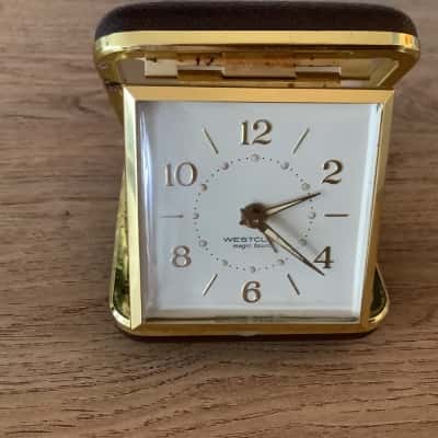 Westclox, Vintage Travel Alarm Wind-Up Clock.  
