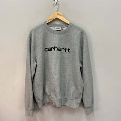 Carhartt Mens  Size M Crew Neck Jumper Grey 