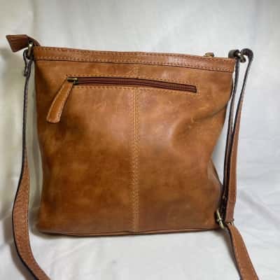 Colorado Cross Body Bag Brown GENUINE LEATHER