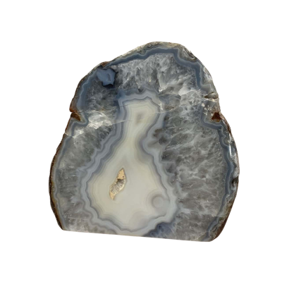Natural Agate base Geode crystal 5X5 inch