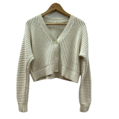 Lululemon Womens White Cardigan No size label