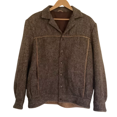 Vintage* Scott’s International.  Tweed BomberJacket   Size 44 