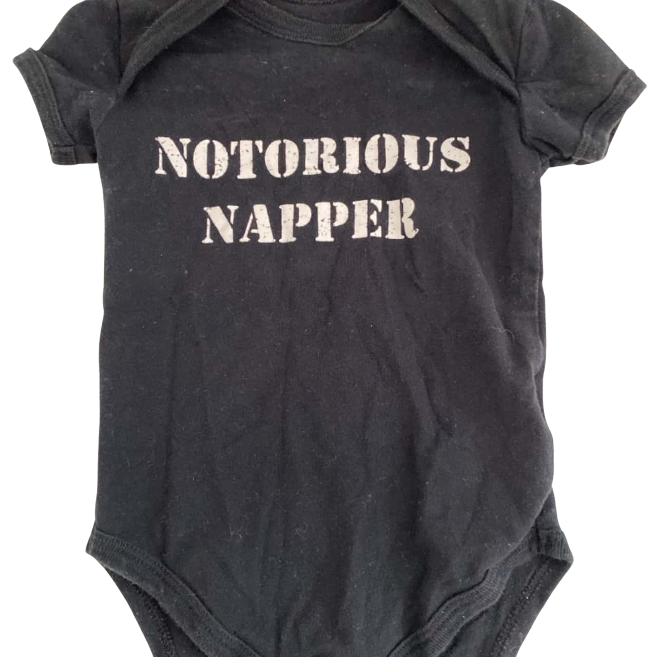 Cotton On Baby Kids Size 612m Onesie Black (s)