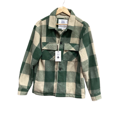 Rivers Womens  Green Check Winter Jacket Size S