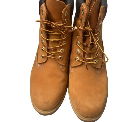 Men’s Timberland Size 12 beige / yellow work boots