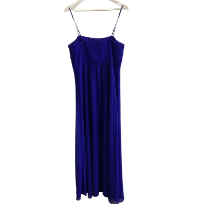 Diana Ferrari Womens Size 14 Sleeveless Maxi Dress Blue