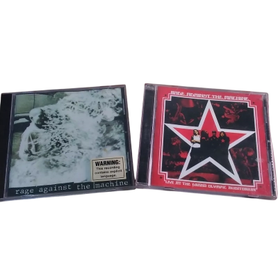 2 CD Bundle Rage Against The Machine - Epic Associated & Live At The Grand Olympic Auditorium