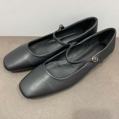 Billini Womens Fion Ballet Flats Size 10 Black  