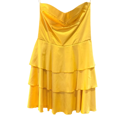 BNWT** Little Potty Red Shoes. Canary Yellow Cocktail Dress.  Size 12 