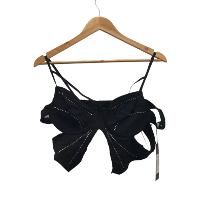 Dangerfield Womens  Size 16 Diamante Butterfly Corset Black  BNWT$78