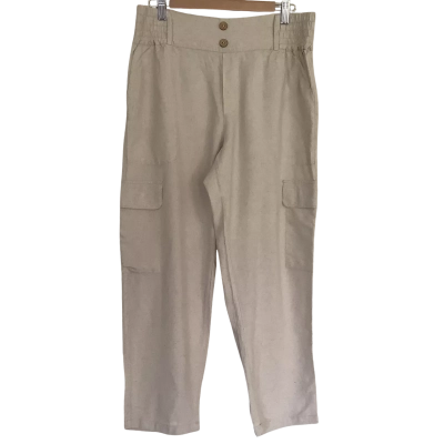 4our Dreamers.  Linen Blend Cargo Pant.  Calico.   Size M 