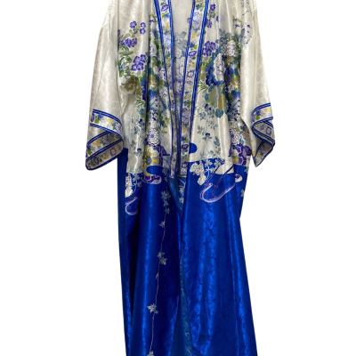 Blue and White Kimono