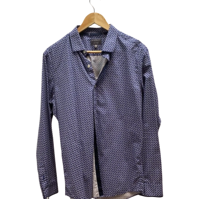 Witchery Mens Size M Blue Pattern Shirt