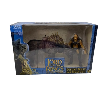 2003 LOTR The Two Towers - Sharku with Warg Beast Deluxe Beast and Rider Set (LSCH)
