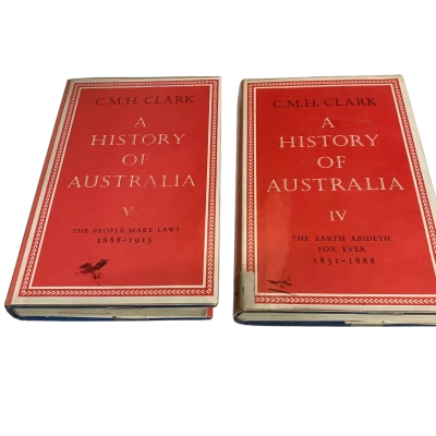 Vintage H/C “A History of Australia “, Volumes 4-5 (Ex-Library)