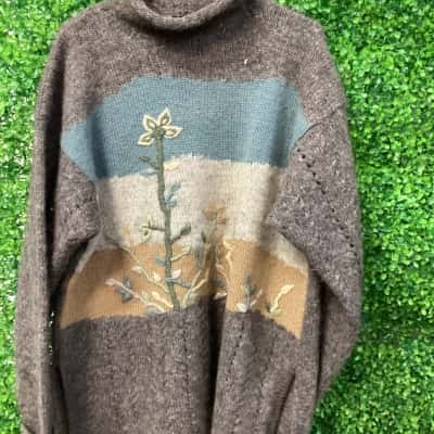  Womens  Size L Jumper Beige 