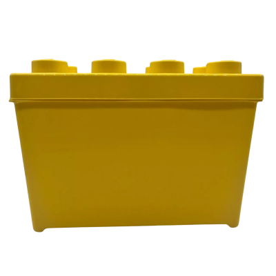 Yellow Lego Storage Brick