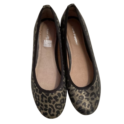 New Hush Puppies Womens  Size 6 Flats Metallic Leopard Print