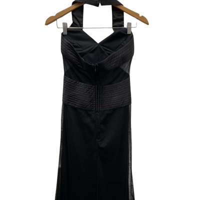  Suite 82 Boutique Size 8 Formal/ Halter Neck/ Maxi Dress Black  