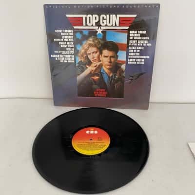 12” Vinyl Top Gun Movie Soundtrack Excellent Condition 