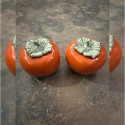 2 x Persimmon Jars