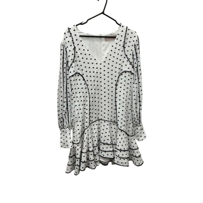 Keepsake the Label Womens  Polka Dot  Long Sleeve Dress Size L 