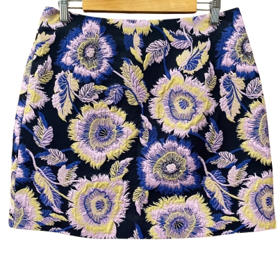 Gorman Metallic Floral Patterned Skirt Size 12