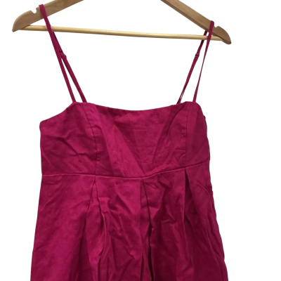 AERE Womens Size 10 Maxi Dress Pink  