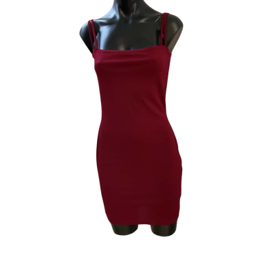 Boohoo Womens  Size 12 Cocktail Dress Maroon 