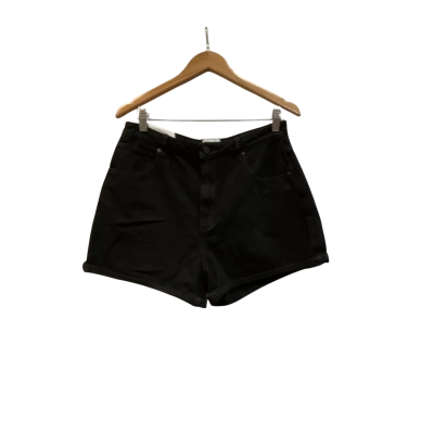 Abrand Jeans Womens Size 14 Black relaxed shorts