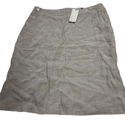W. Lane Womens  Size 12 A-Line Skirt Grey / Silver 