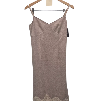 Laisse Passe Dress – Size 38 – Brown – Classy & Elegant.