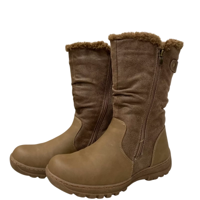 Womens Vybe Size 6 Boots Beige / Brown 