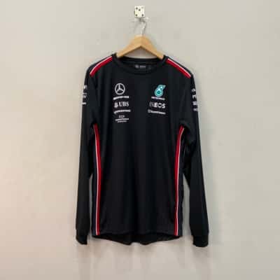 Tommy Hilfiger Mercedes AMG Petronas Formula One Mens  Size S Black  