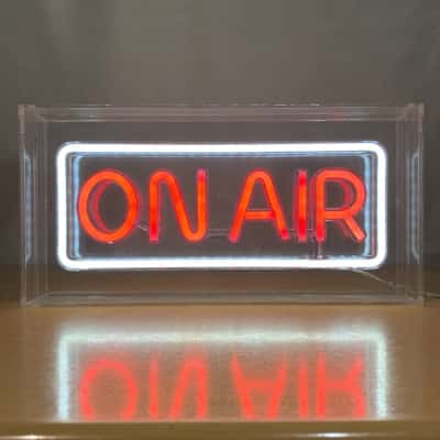 'On Air' Neon Sign 30cmx15cm