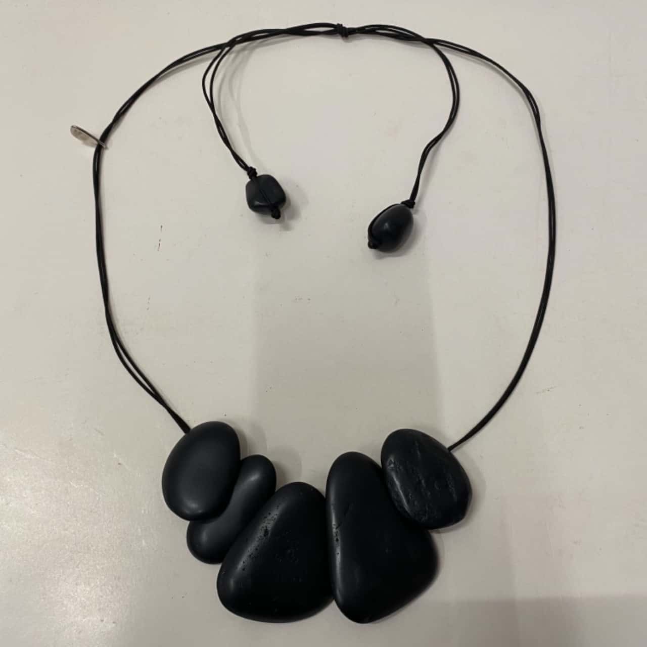 Dinosaur Designs Resin Necklace Black (s)