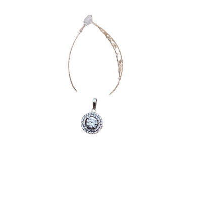 Women pendant silver
