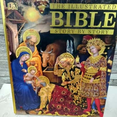 The Illustrated Bible Story By Story Hardcover Book 