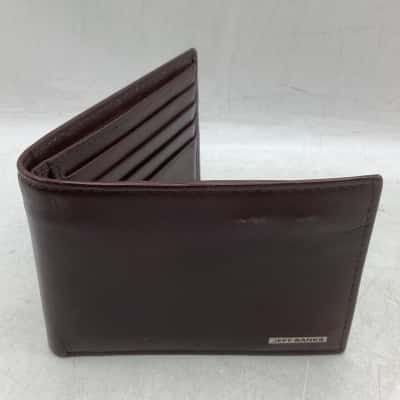 Jeff Banks Mens Brown leather folding wallet (SWHP)