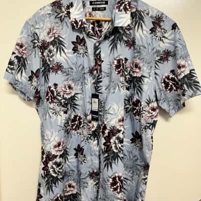 Connor Men's Size XL Short Sleeve T-shirt Blue / Multicoloured 