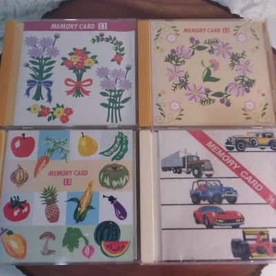 Vintage JANOME Sewing Machine Memory Cards 4 pack: Series 11 - 14