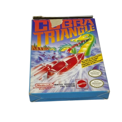 Cobra Triangle 1989 Mattel NES w/ Instructions