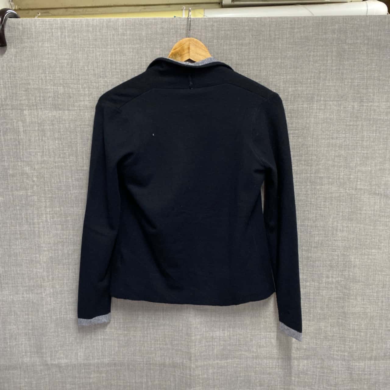 cashmere Company Women's Size XS Cardigans Black / Grey