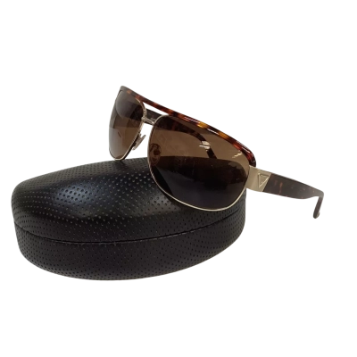 Guess Womens Sunglasses + Case Brown 