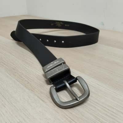 R.M.Williams Mens  Size 38/96  Black Cowhide Belt 439 VGUC