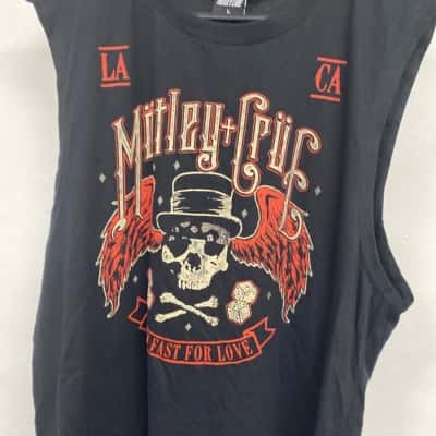 Motley Crue Mens  Size L Short Sleeve T-shirt Black  