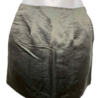Rowie Size XS Mini linen/silk Skirt 