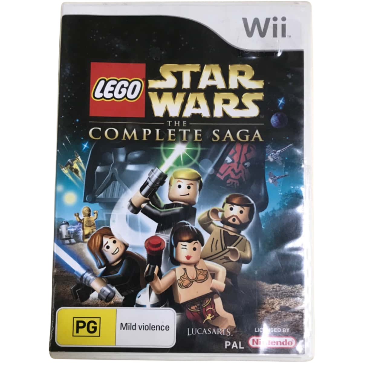 Wii Lego Star Wars The Complete Saga Game Rated PG(s)